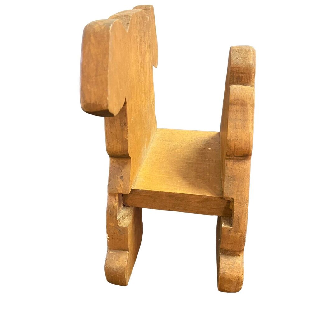 Puppy Dog Wood Napkin Mail Holder Handmade Primitive Folk Art Country Farmhouse - Picture 4 of 9